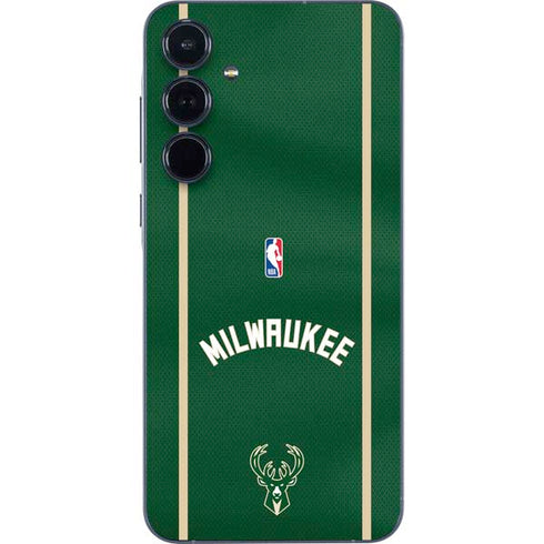 NBA Milwaukee Bucks Jersey Galaxy A35 5G Skin